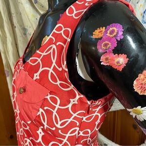 Leona by Lauren Conrad Light Orange Sleeveless Blouse Women Size 0 Cute Top